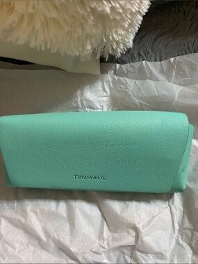 Tiffany & Co. Aqua Blue Eyewear Case